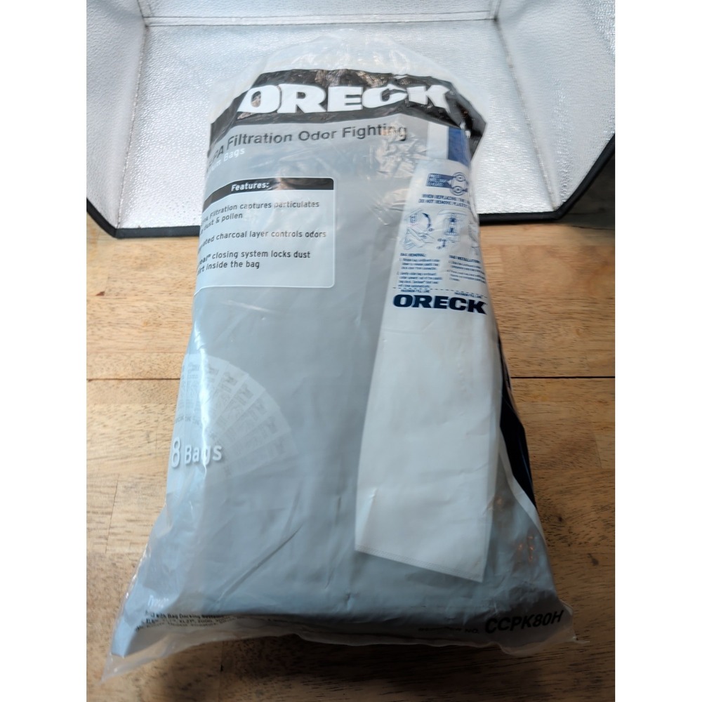Oreck CCPK80H HEPA Filtration Vacuum‎ Bags Odor-Fighting 7 Bags Type CC